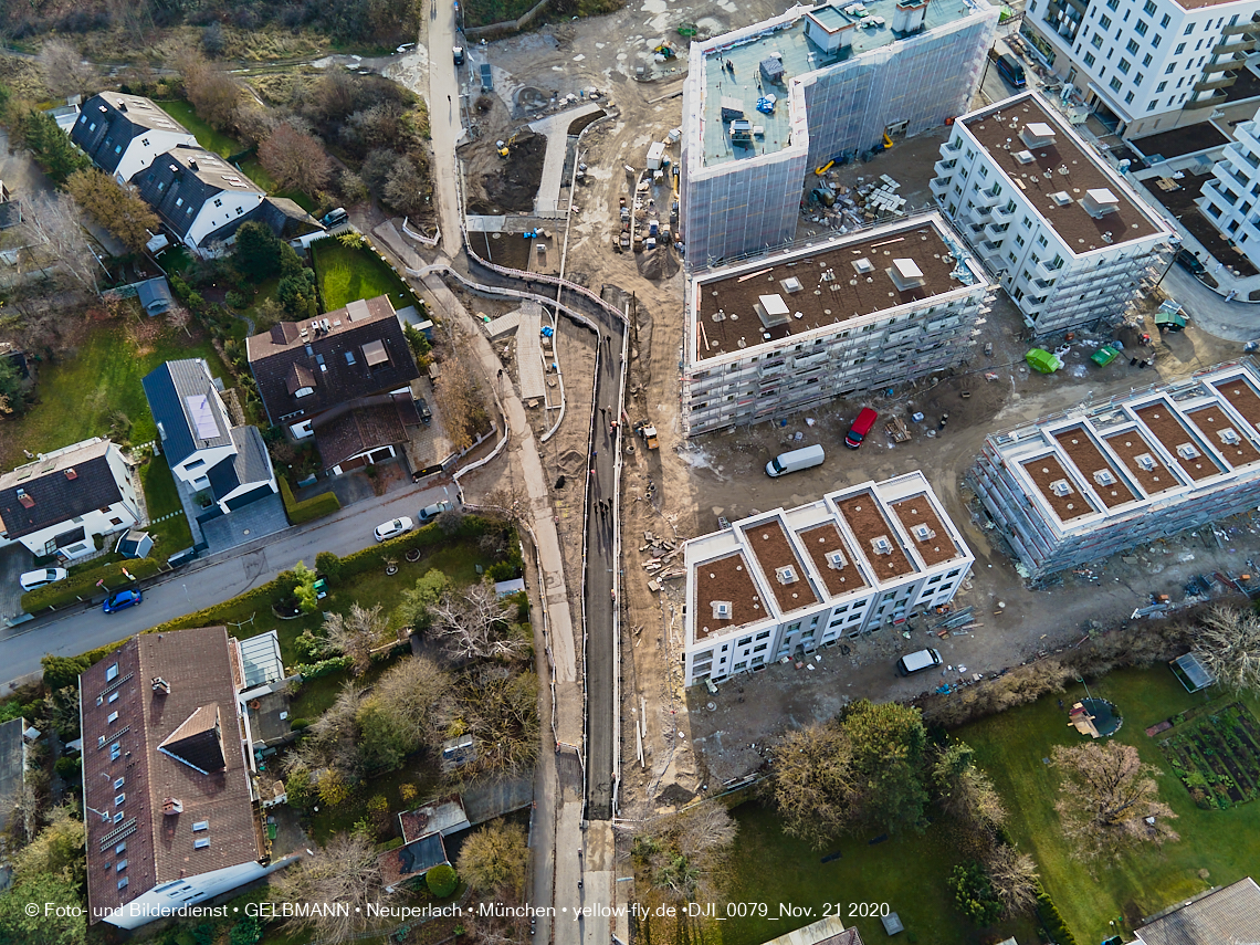 21.11.2020 - Piederstrorfer Gelände und Alexisquartier in Neuperlach in München